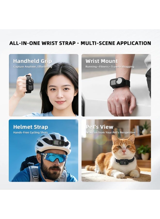 سوار واقي مقاوم للماء لجهاز DJI Osmo Nano، حزام معصم من السيليكون الناعم، حافظة كاملة، حزام متعدد الوظائف لكاميرا Osmo Nano الرياضية، حزام ساعة معصم - Image 3